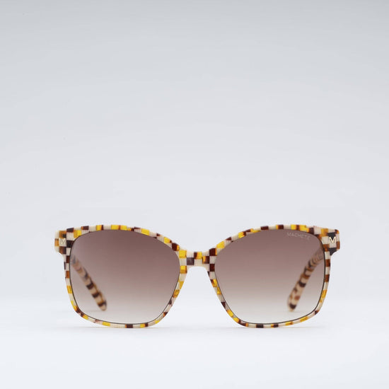 Jenny - Sunglasses in Tortoise Checker
