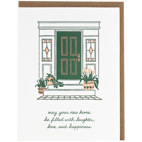 Green Door New Home Card