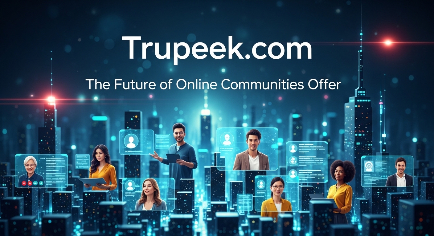 Trupeek com: The Future of Online Communities Offer